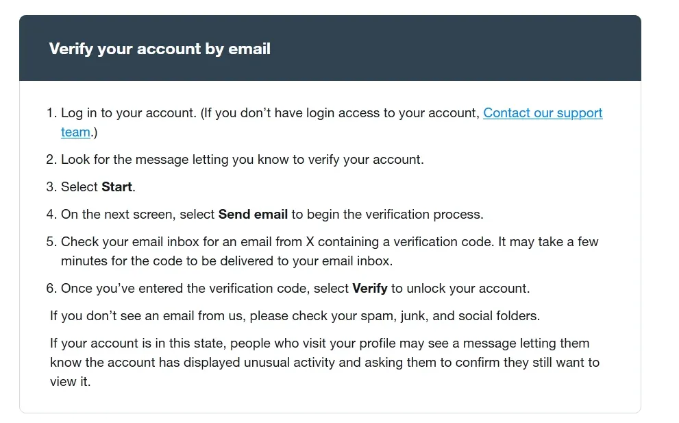 How to unsuspend account X